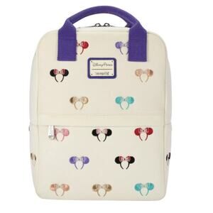 Disney Parks 2025 Minnie Ears Headband Loungefly Backpack NWT